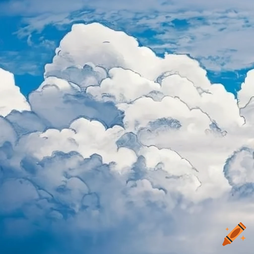 Beautiful Colorful Sky clouds illustration by Musab-Umair on