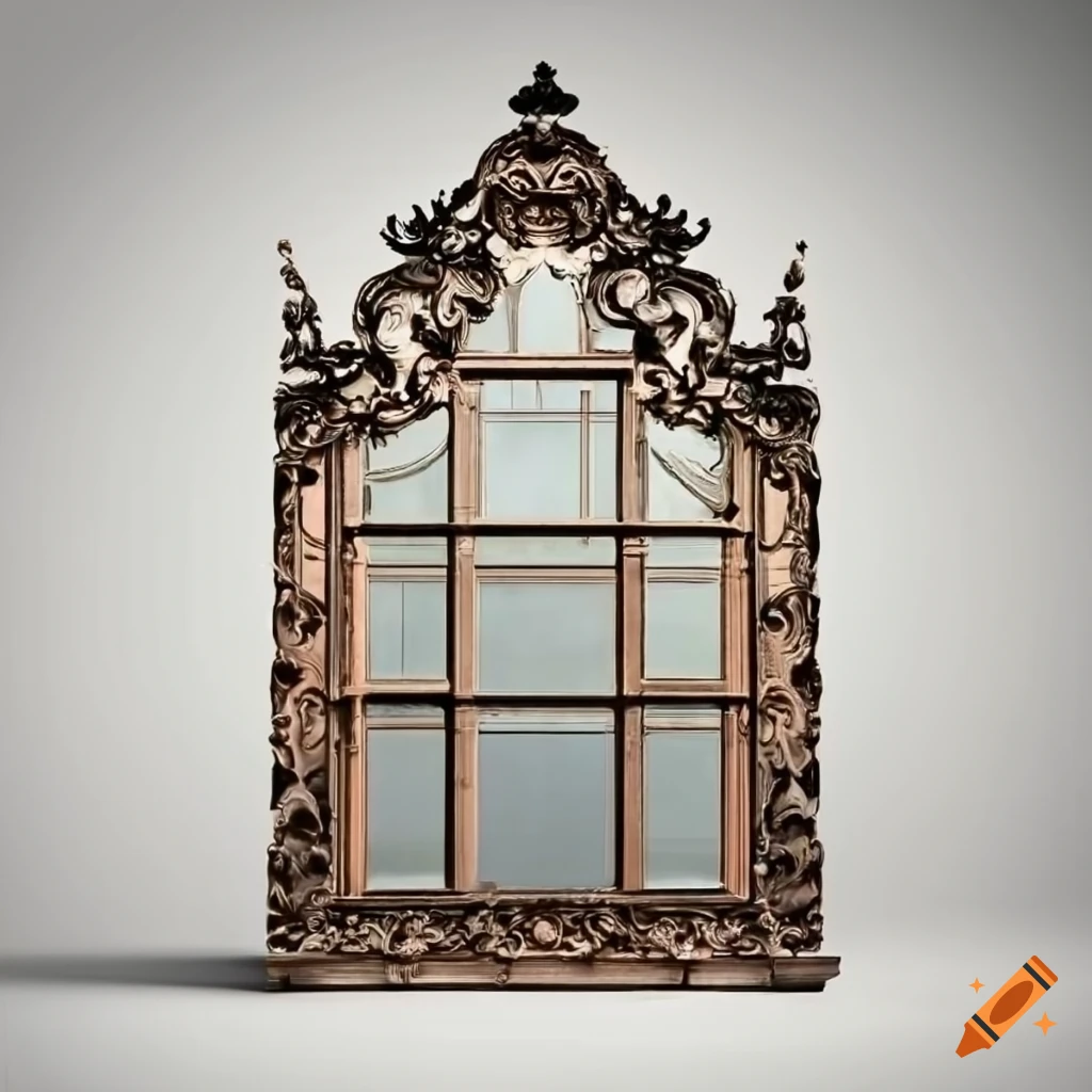 ornamental rococo glass gable facade