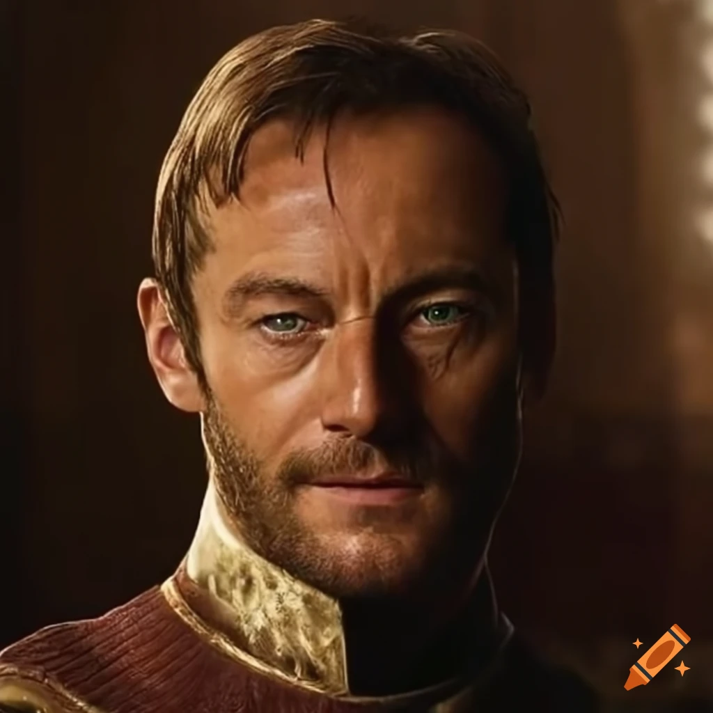 portrait of Jason Isaacs as a Lannister character from Game of Thrones