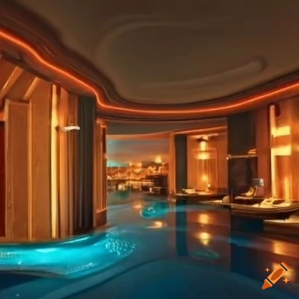 Luxury spa resort hotel in turkey on Craiyon