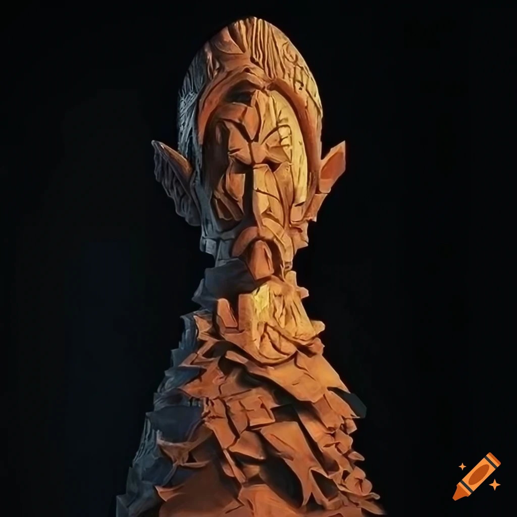 detailed sculpture inspired by Zelda game