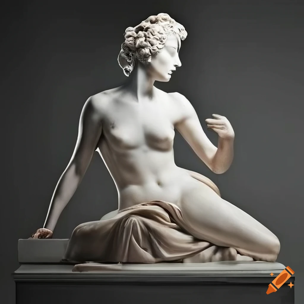 Antonio Canova sculpture of three women