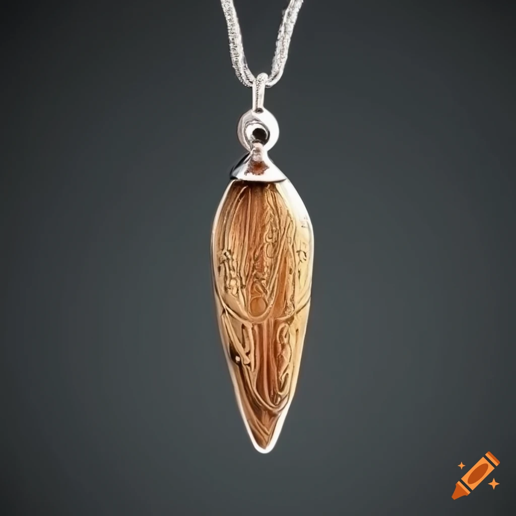 Celtic pendant with a hazelnut design