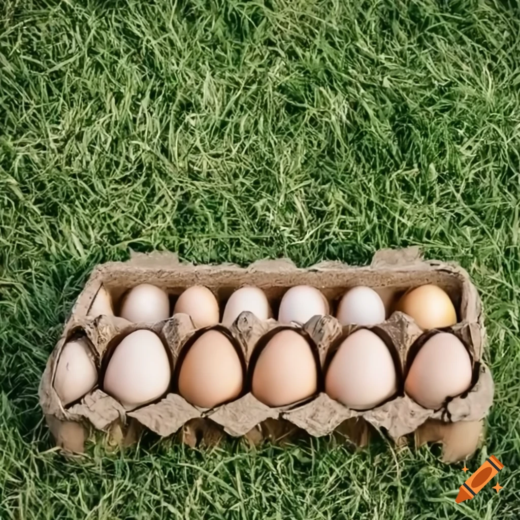 Tray of red eggs with 18 eggs png, all in tray