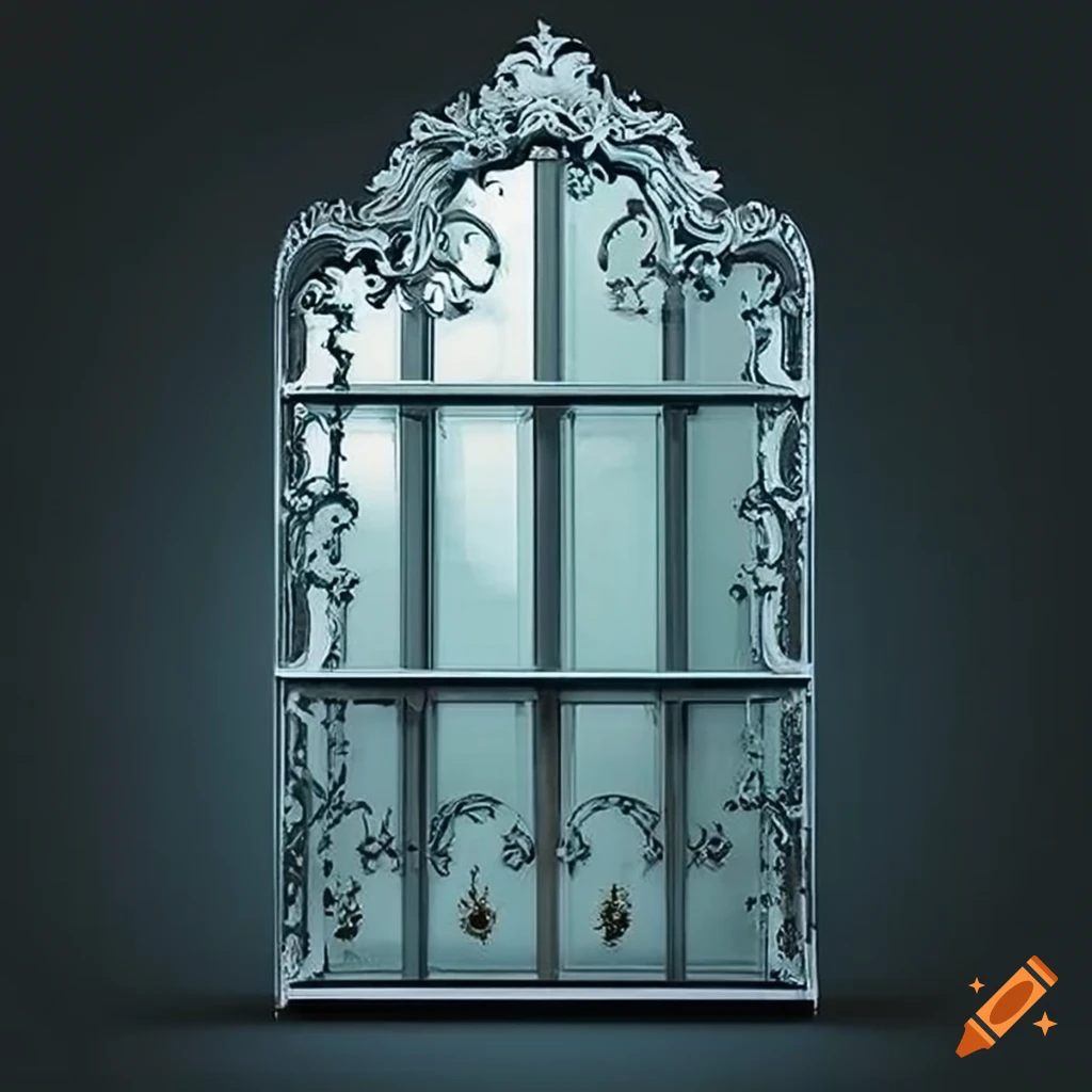 ornamental rococo glass gable facade