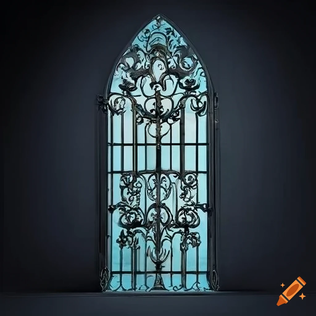 ornamental rococo glass gable facade