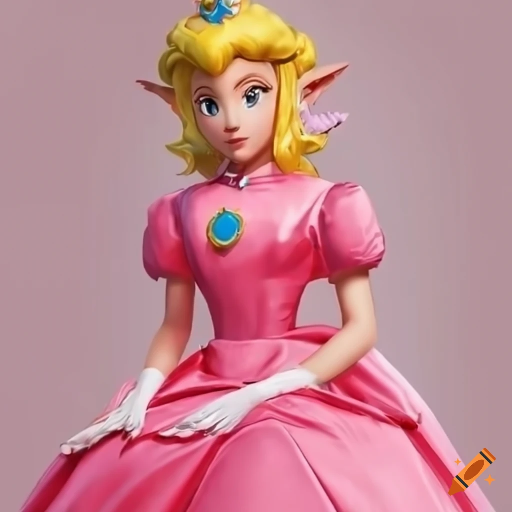 Cosplay Of Link In A Princess Peachs Ballgown On Craiyon 