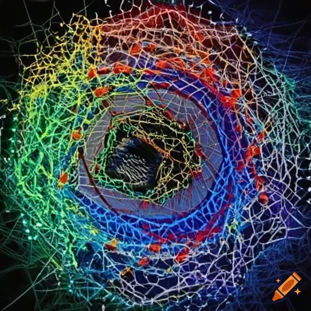 Schematic of neural network architecture on craiyon