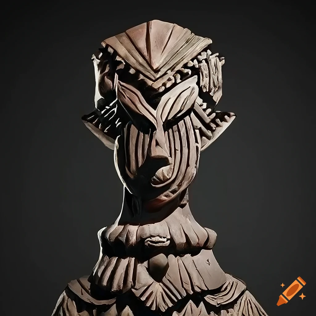 Detailed sculpture inspired by zelda game on Craiyon