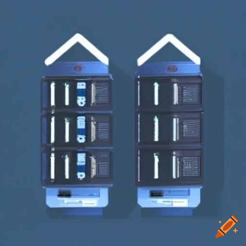 Illustration of server upgrades on Craiyon