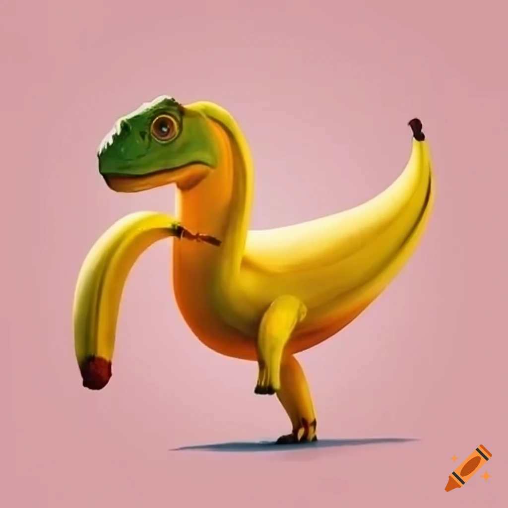 banana-dinosaur-on-craiyon