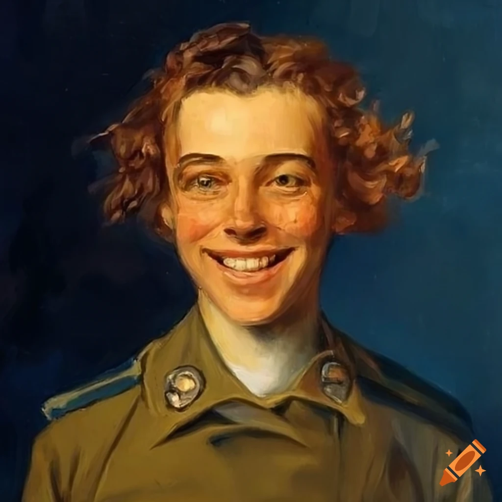 oil-painting-of-a-smiling-man-in-army-clothes-on-craiyon
