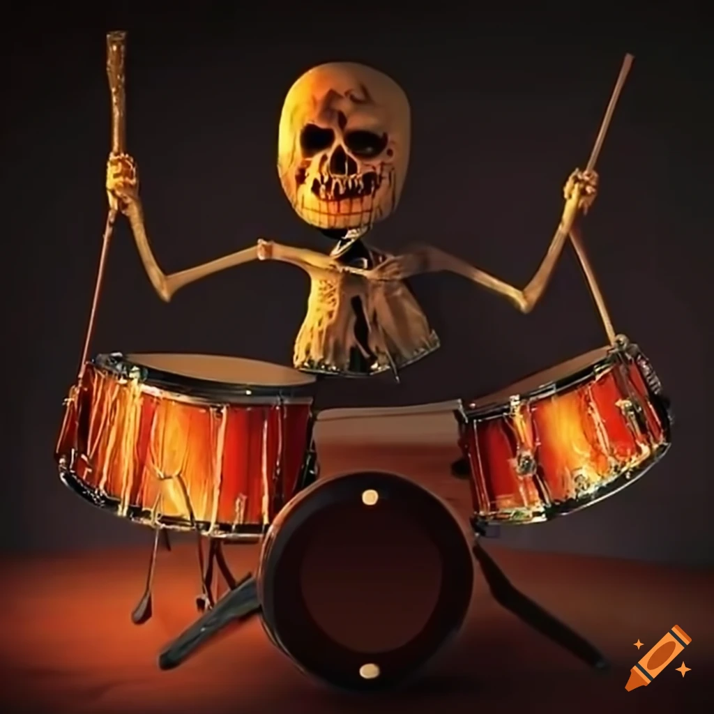 The frightening one who plays drums