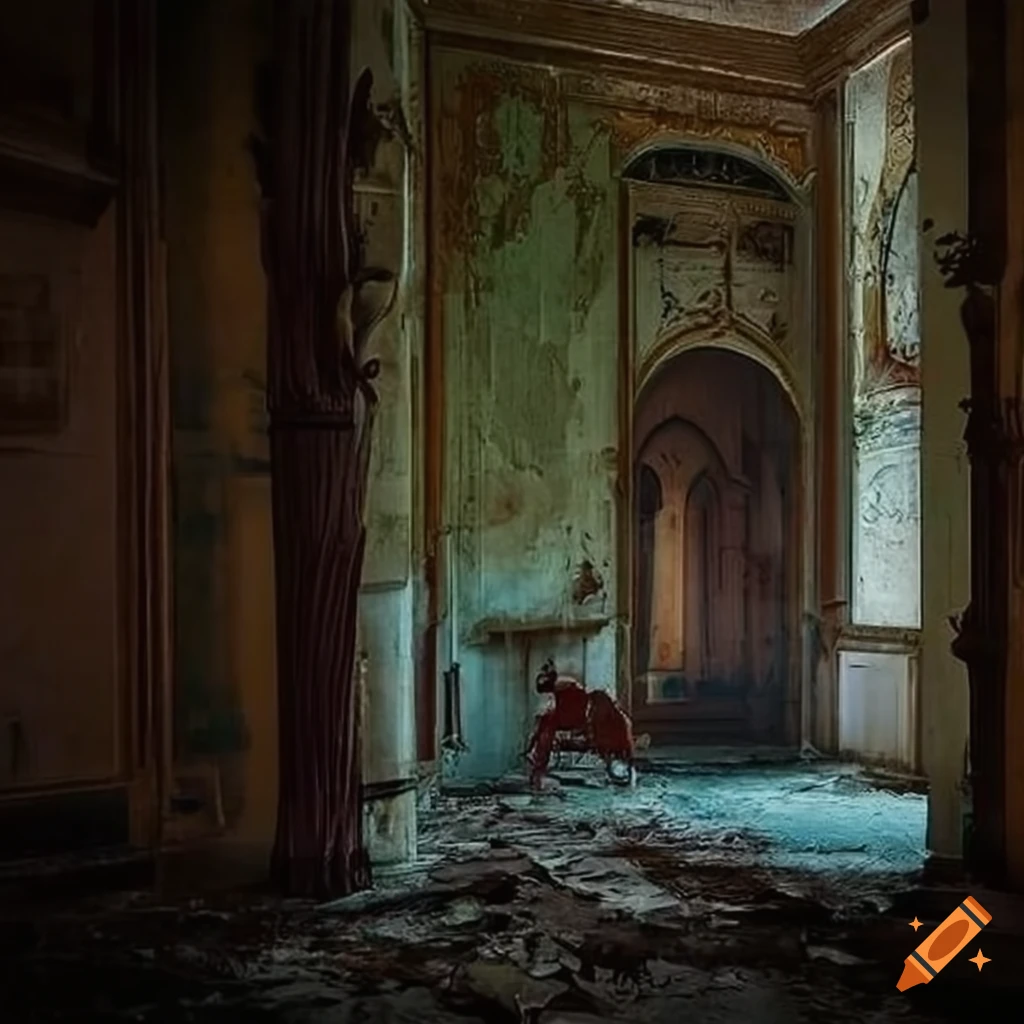 photo of an abandoned palace