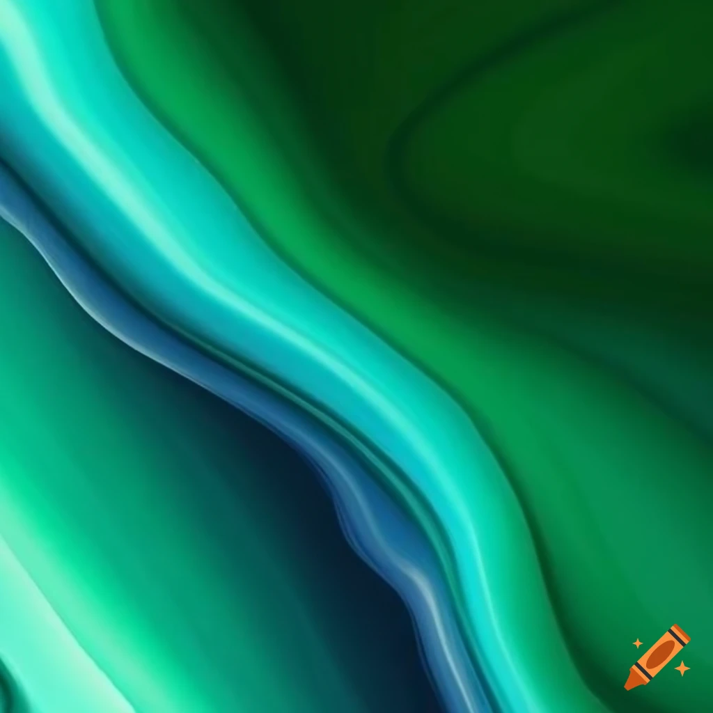 abstract wallpaper with green waves