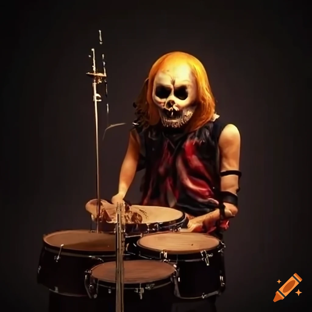 The frightening one who plays drums