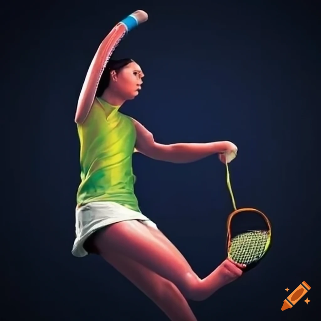 close up of a badminton racket