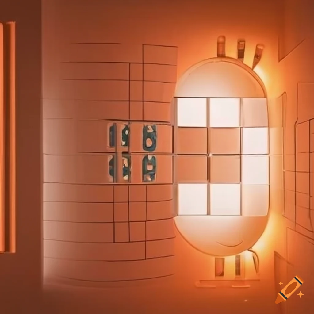 a room with braille signs and tactile enhancements