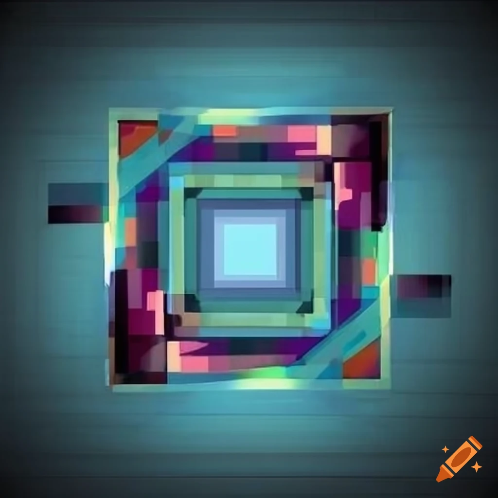 square-design-illustration-on-craiyon