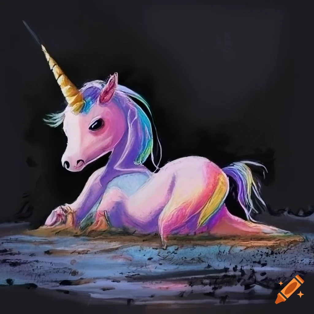 Top 127+ realistic unicorn drawing best