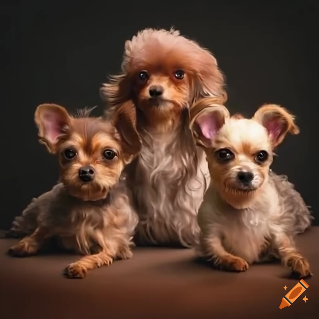 adorable dogs posing for the camera