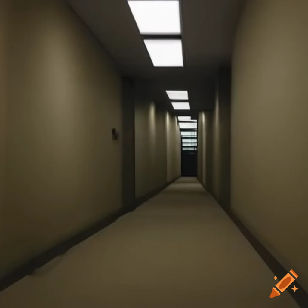 Screenshot of a level in a video game called the backroom