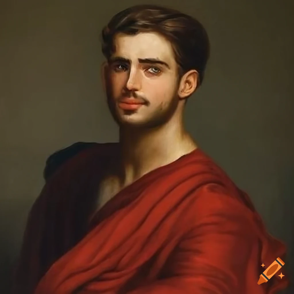 Lord byron wearing a santa hat on Craiyon