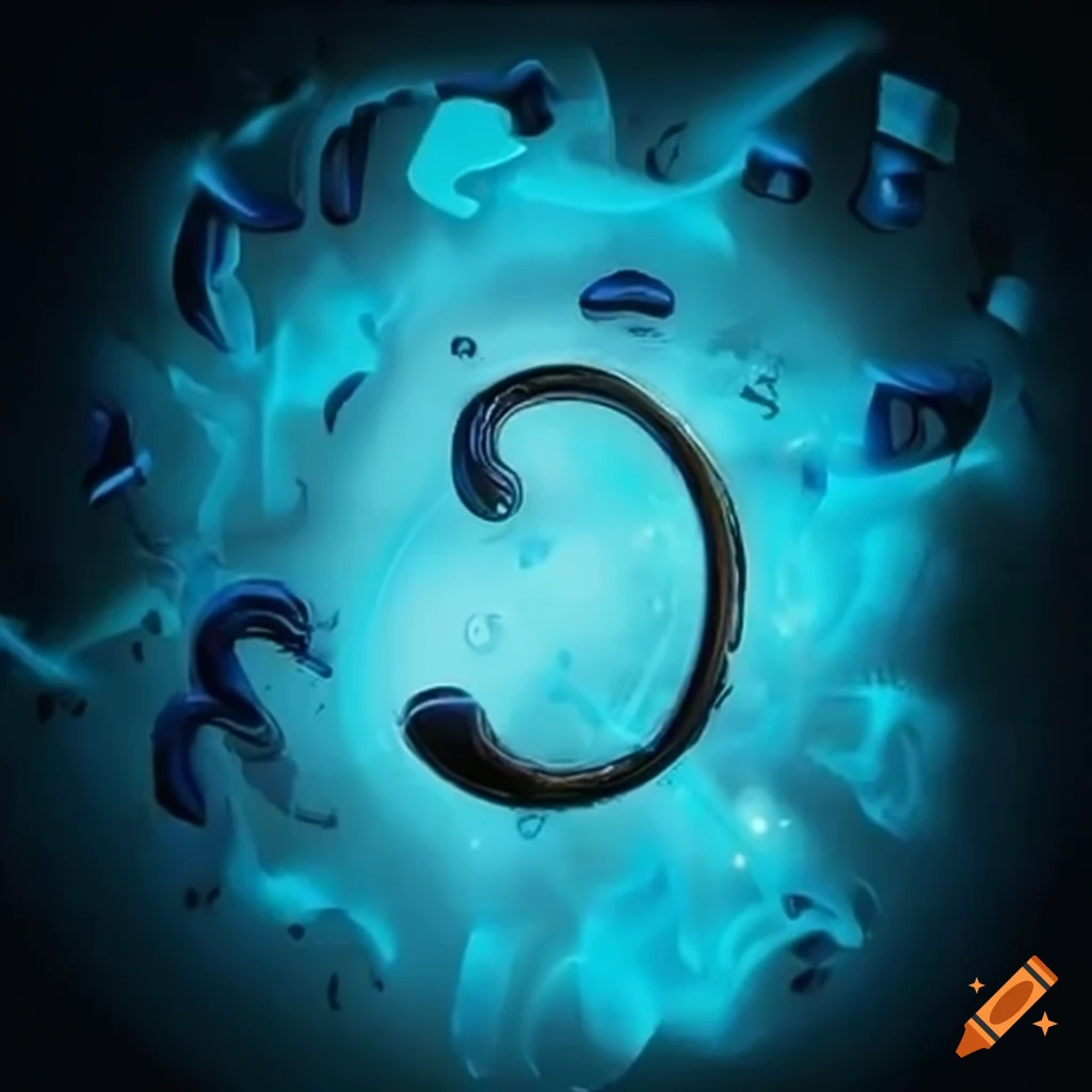 Alphabets bursting from an iphone screen