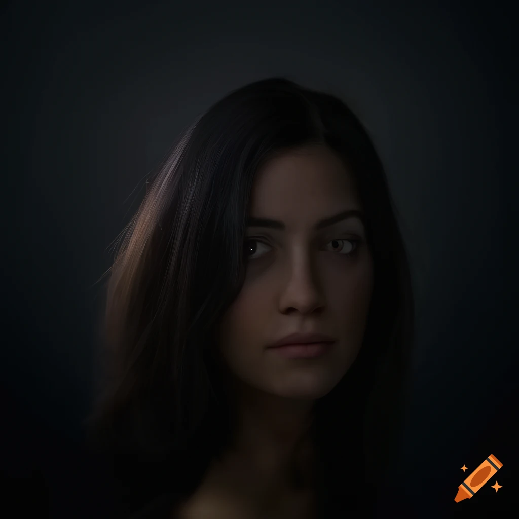 Captivating Self portrait With Unique Lighting And Expression On Craiyon