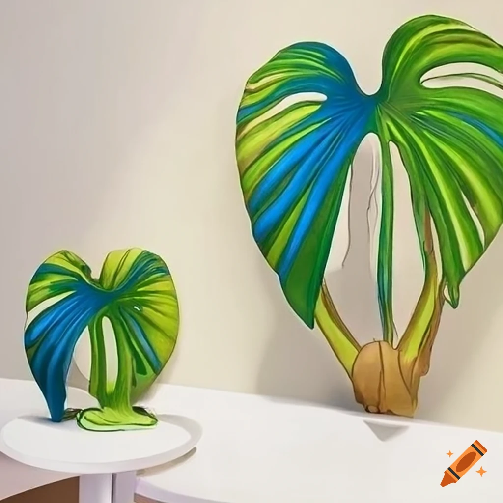 artistic illustration of Monstera Deliciosa