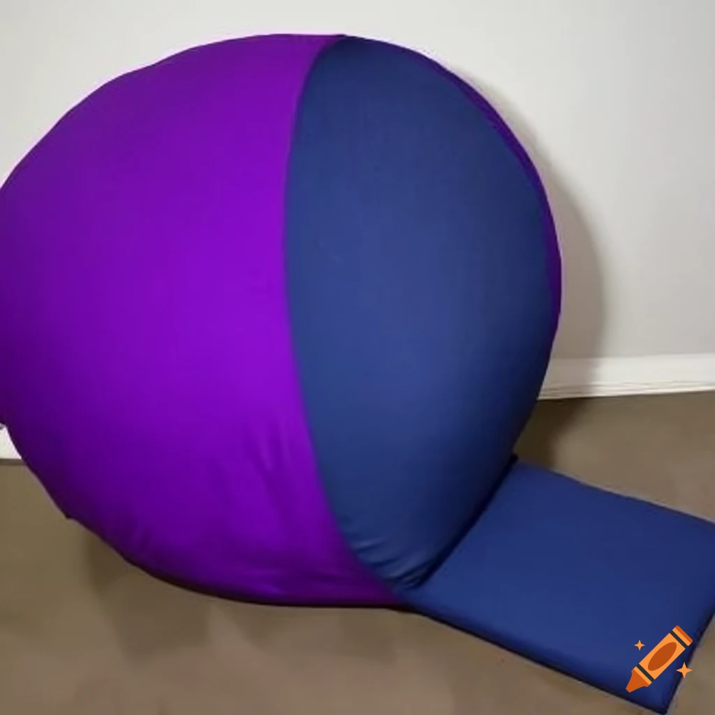 colorful inflated sock ball