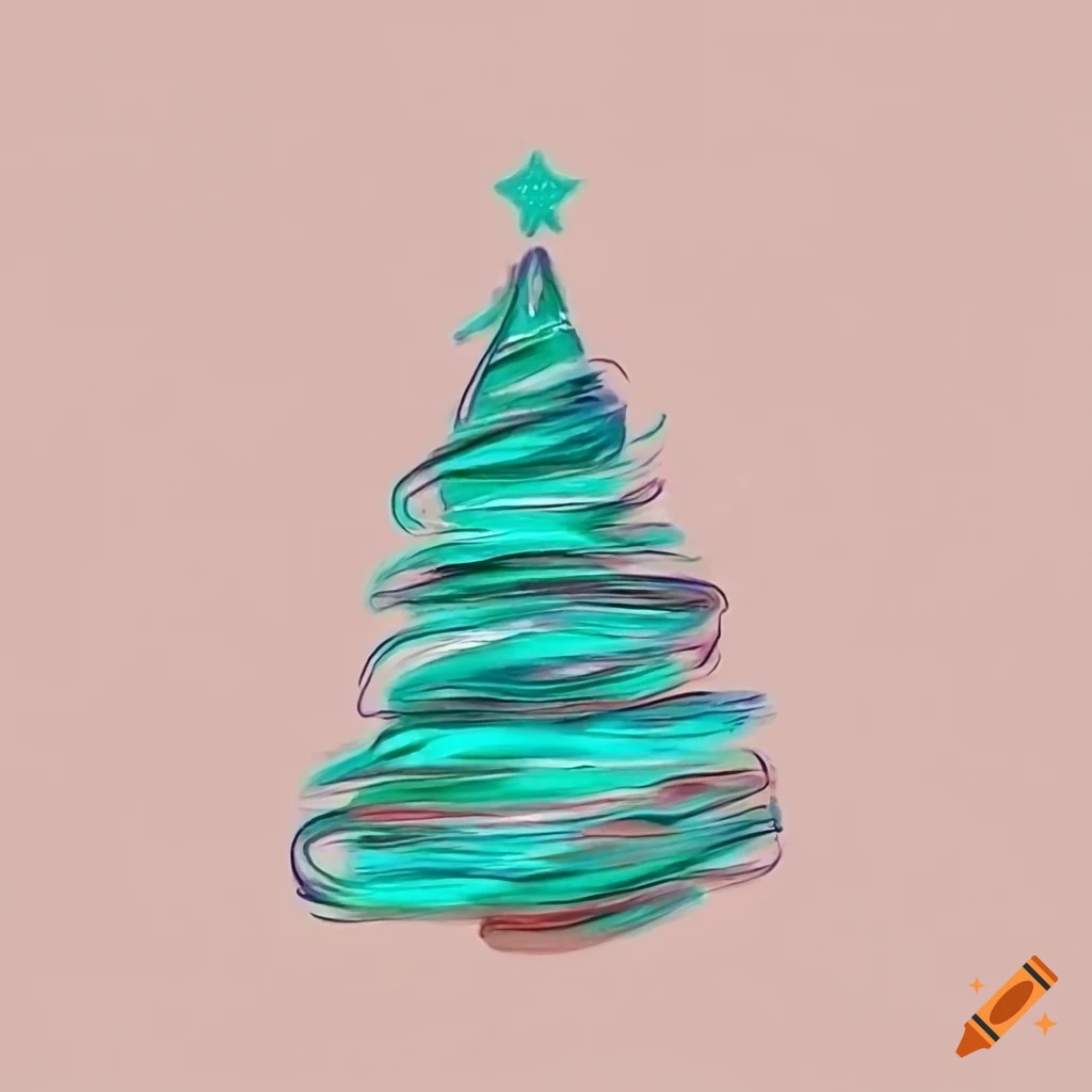 Printable Christmas Tree Coloring Page For Kids #4 – SupplyMe