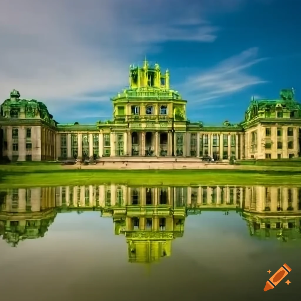 beautiful green palace