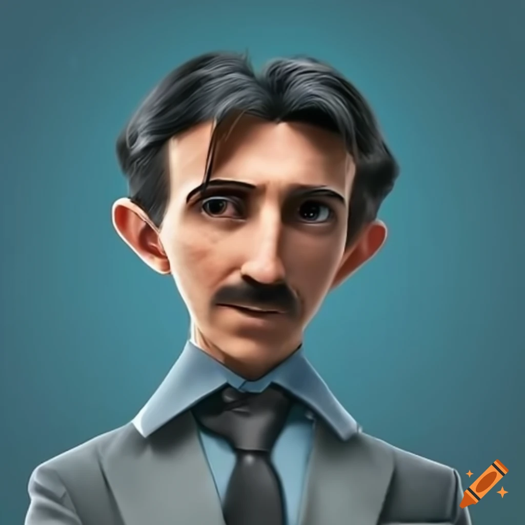 Nikola Tesla Depicted As A Pixar Character On Craiyon Nikola Tesla Depicted As A Pixar Character On Craiyon