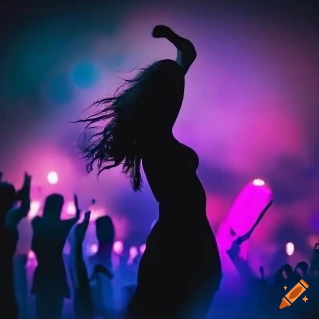 Crowd Dancing At A Music Festival Craiyon
