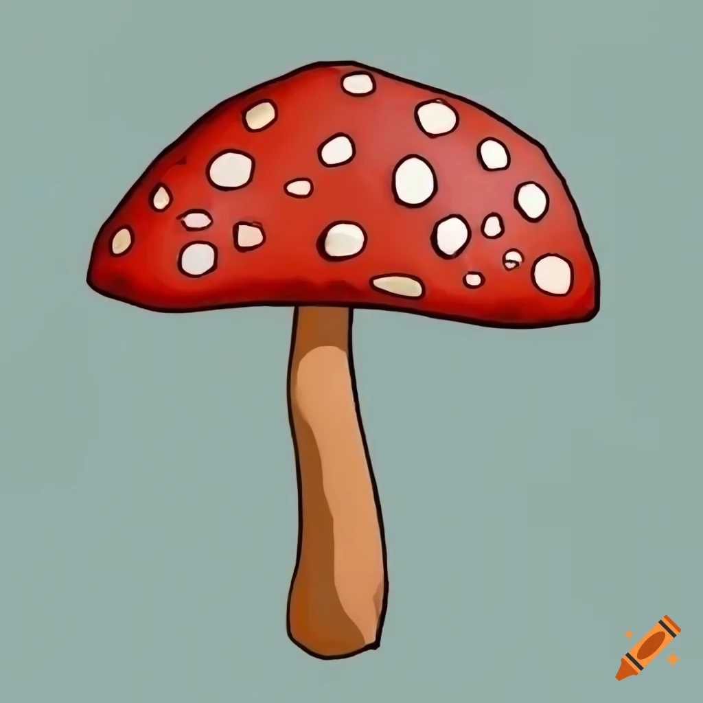 mushrooms with unique aspect ratio