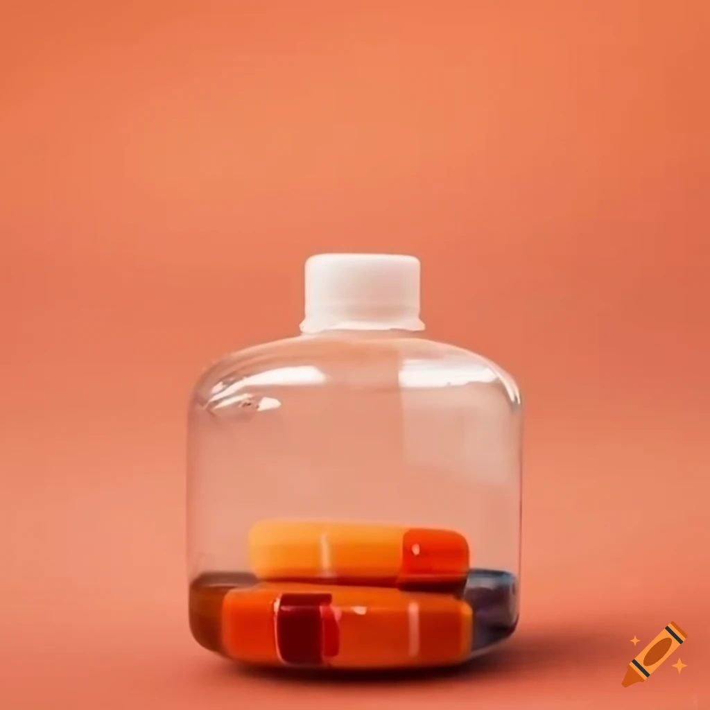 Close up Of A Bottle Of Painkiller Medication On Craiyon
