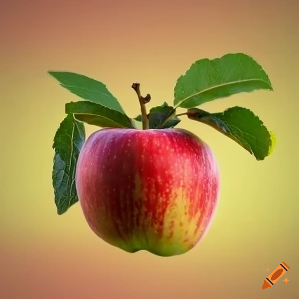 an apple on a tree