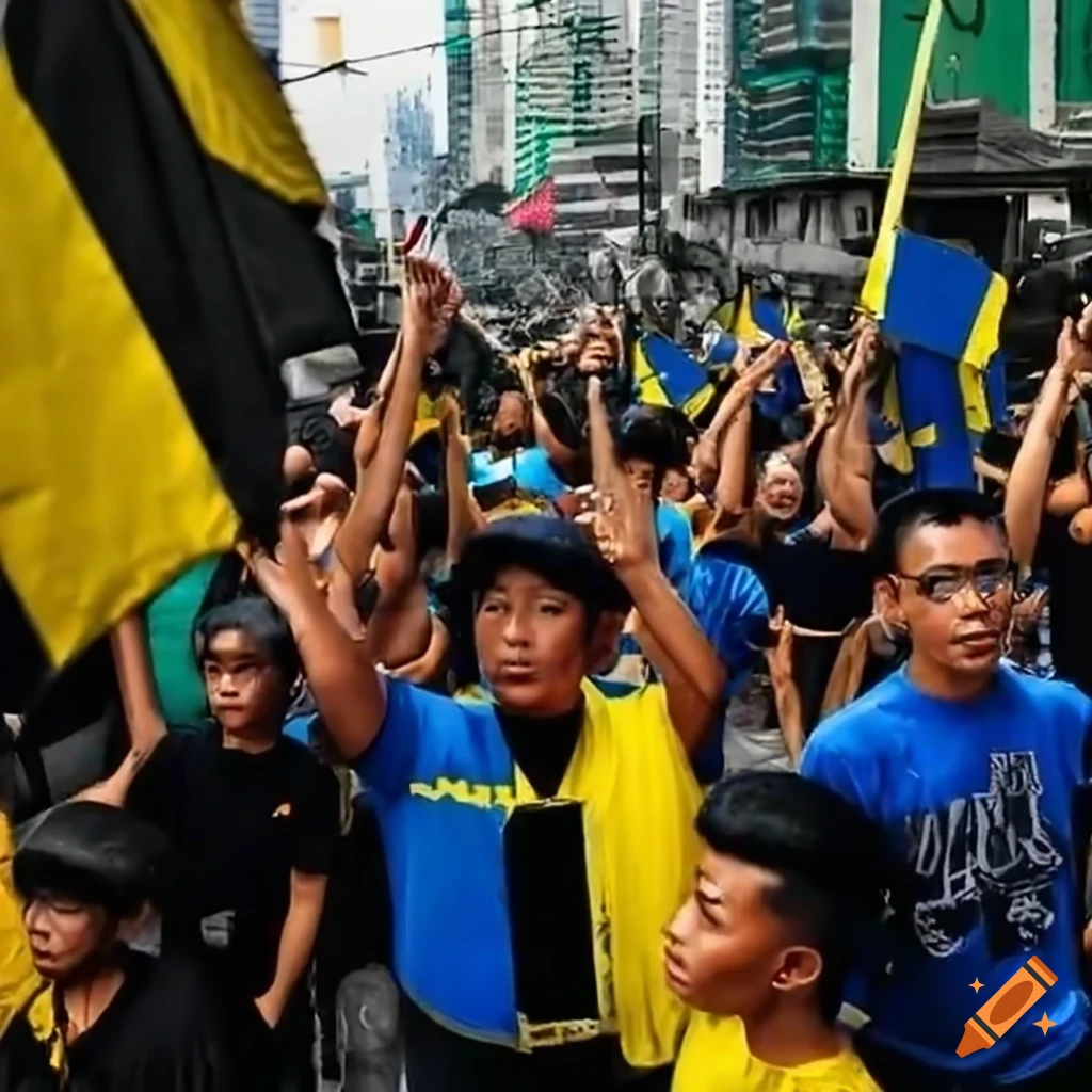 rally for men's rights in downtown Manila