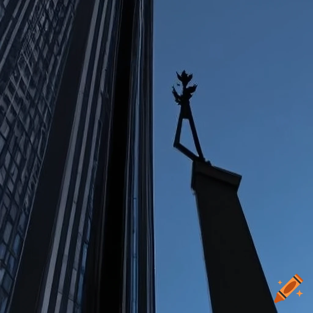 skyscraper puppet in the sky