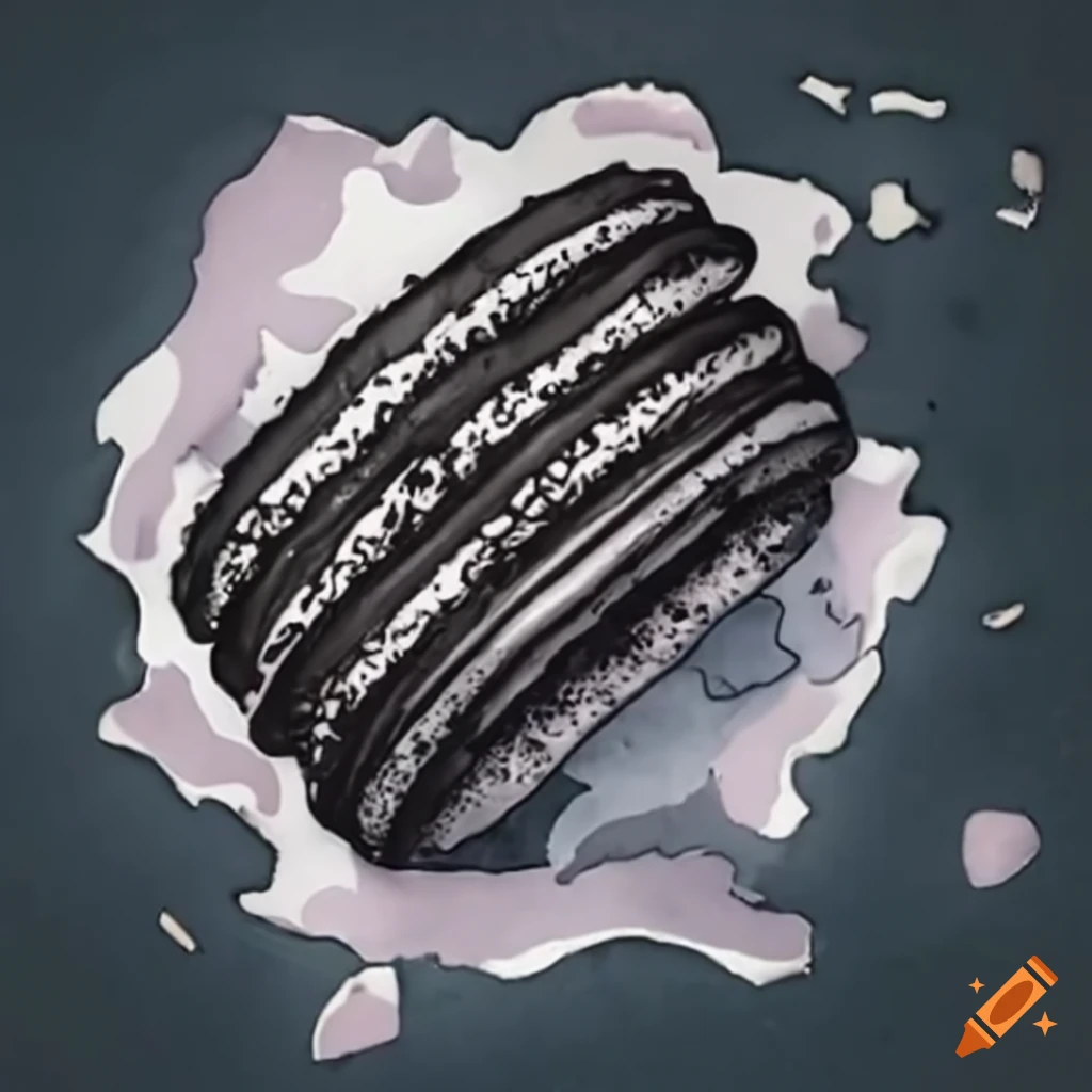 oreo cookie drawing