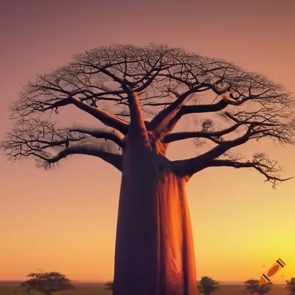 african drum circle under a baobab tree