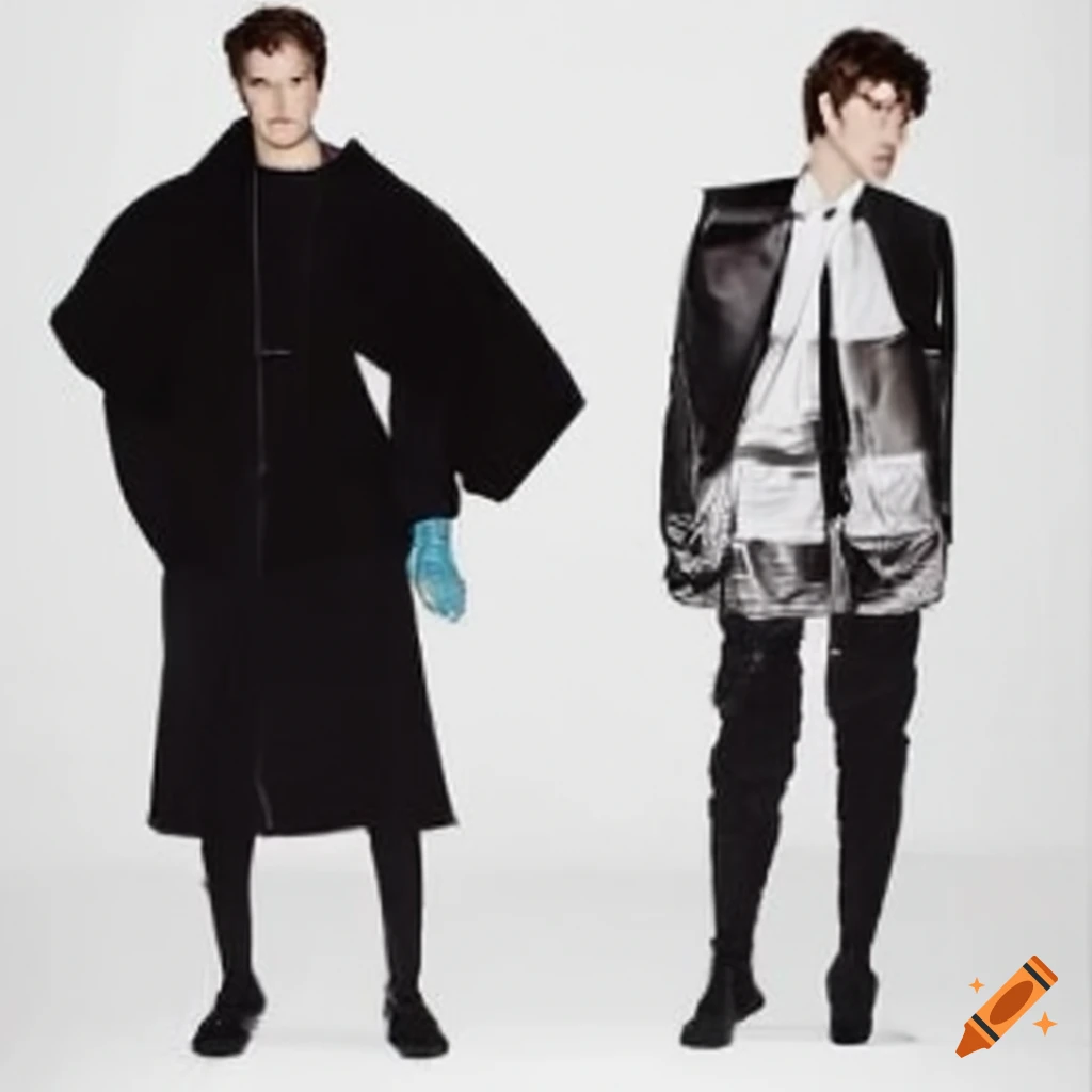 HD photo of Helmut Lang duct tape menswear