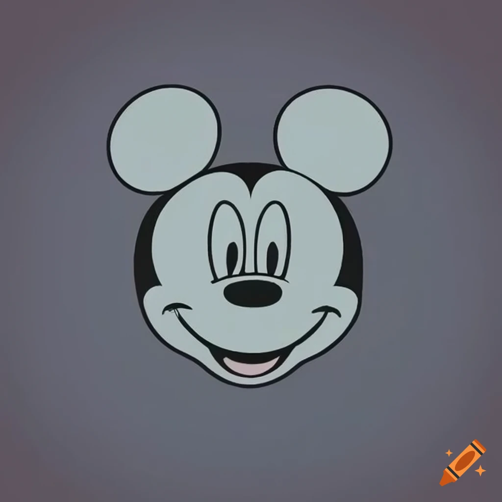 mickey mouse head stencil