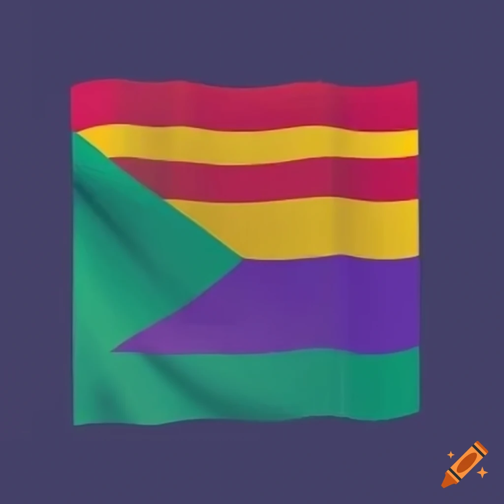 bold flag design for a peaceful nation