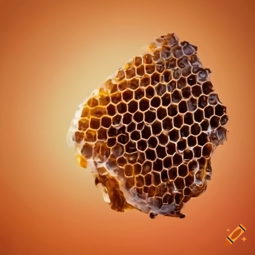 orange honeycomb background
