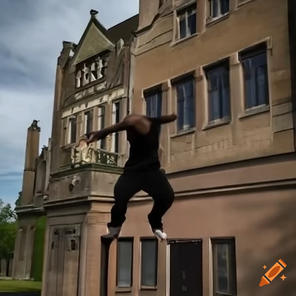 people doing parkour tricks