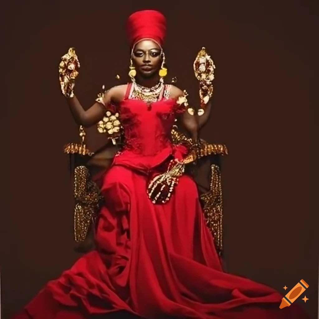 image of a queen performing on a theater stage