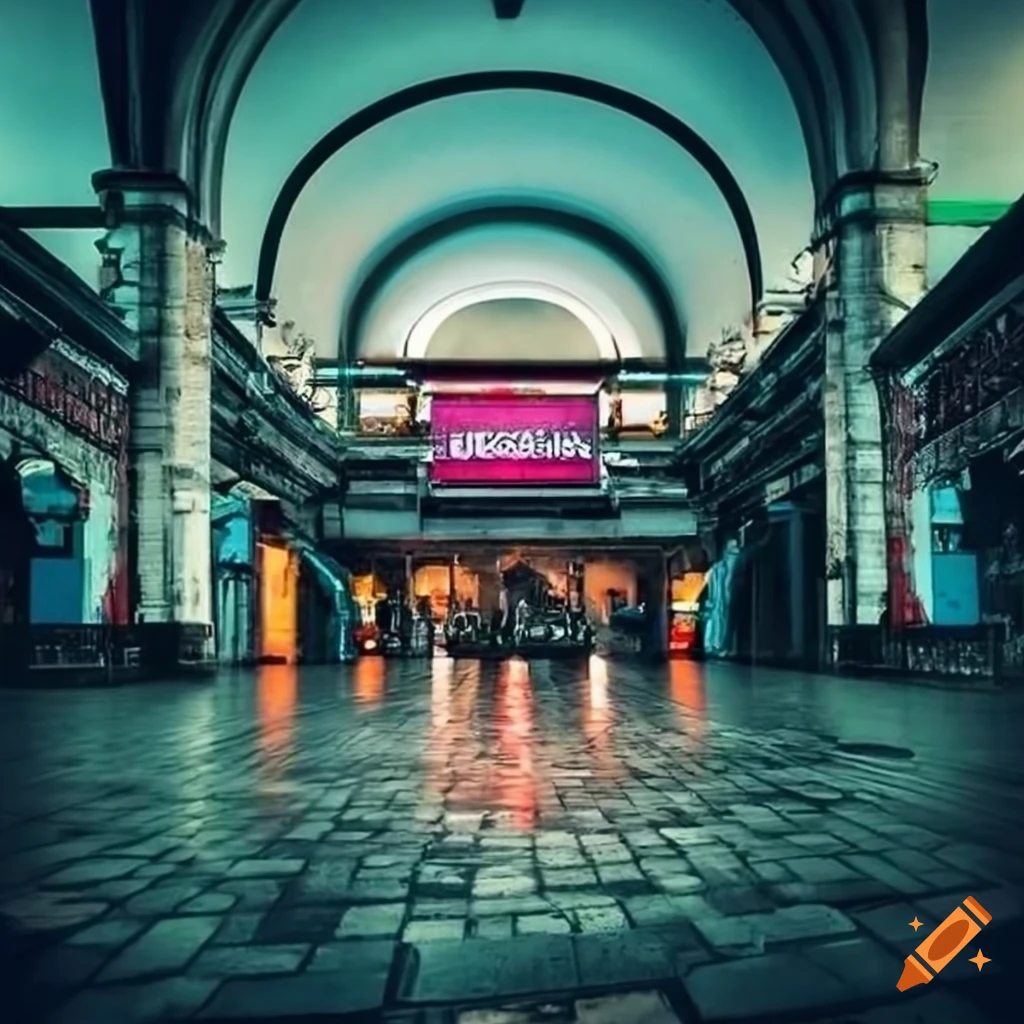 grand subway station in Bali with Denpsar Central signs