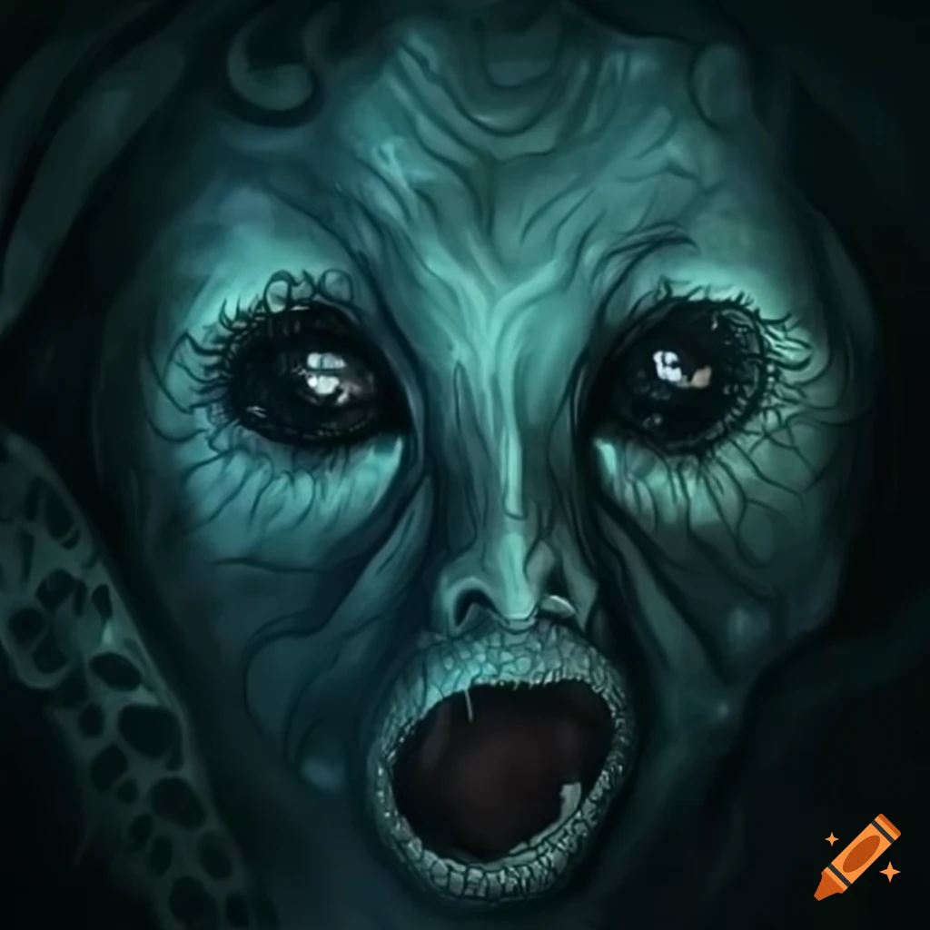 profile picture of a cryptid with multiple eyes and tentacles